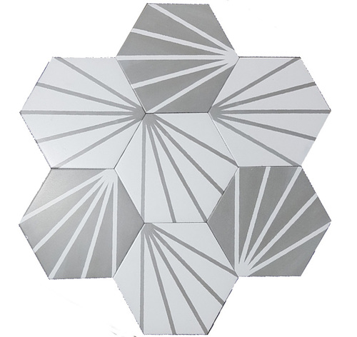 Hexagon Meraki Gris 19,8x22,8