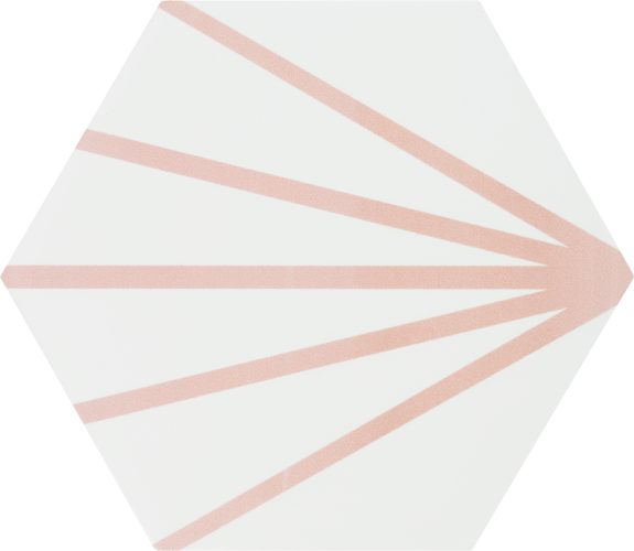 Hexagon Meraki Base Rosa 19,8x22,8