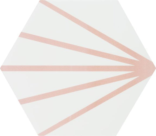 Hexagon Meraki Line Rosa 19,8x22,8