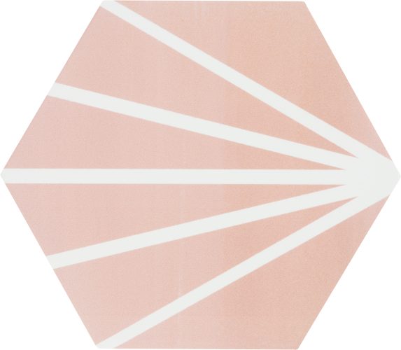 Hexagon Meraki Base Rosa 19,8x22,8