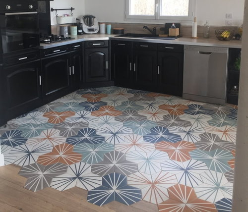 Hexagon Meraki Mostaza 19,8x22,8