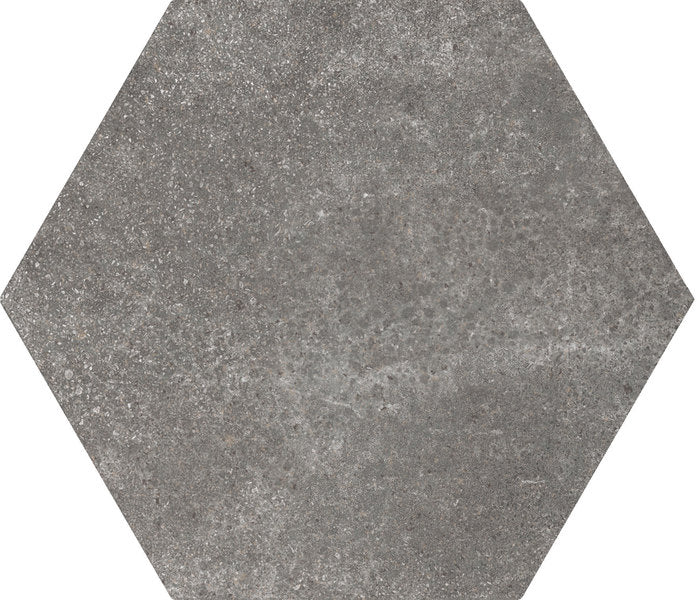 Hexagon Cement Black 17,5x20