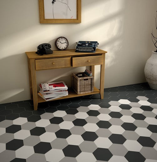 Hexagon Gris mate Hexatile 17,5x20