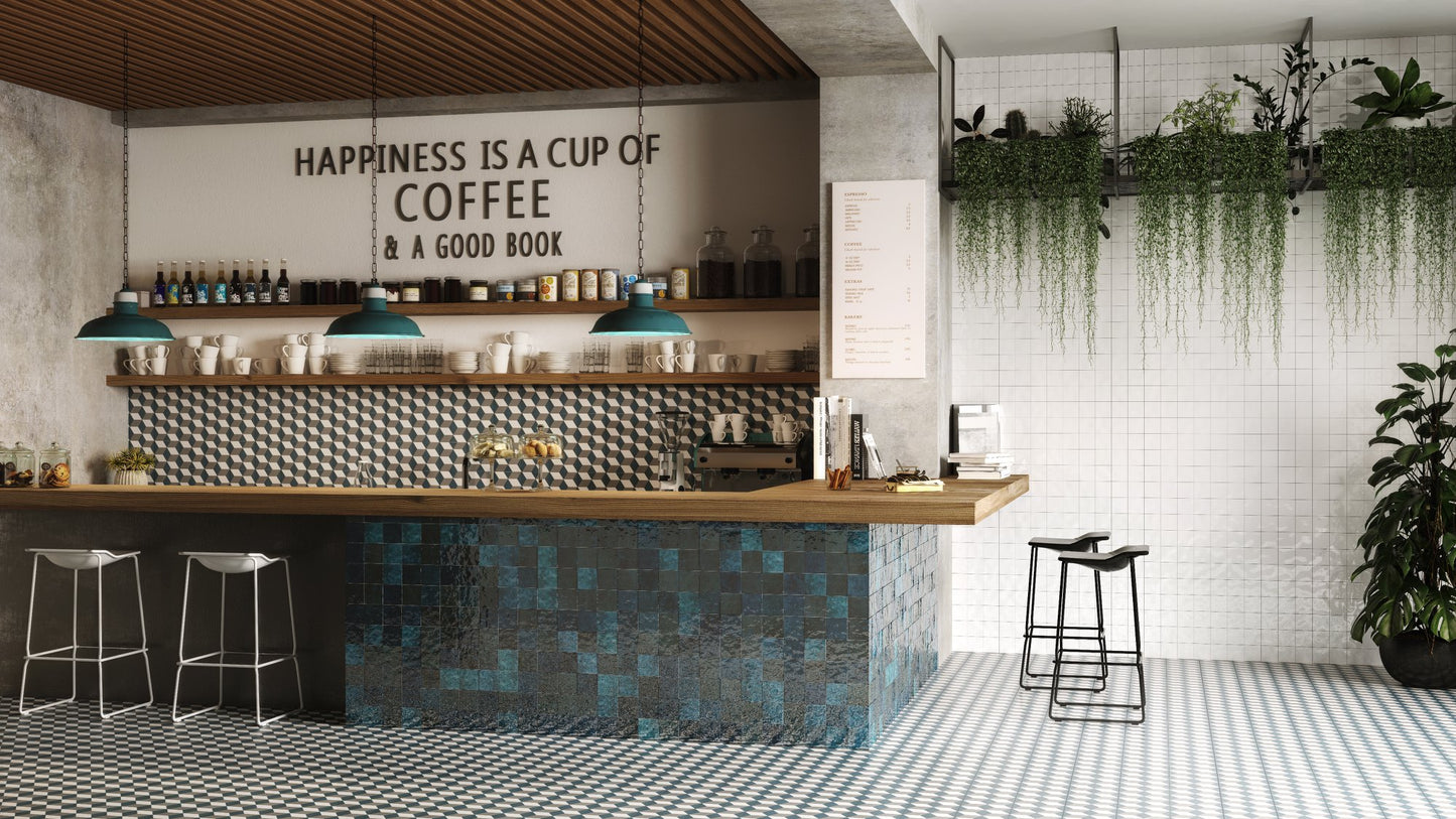 Obklad Atelier Retro Blanc de lin 10×10