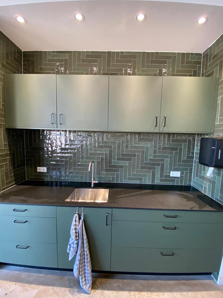 Obklad Atelier Retro Vert Emeraude 10×10