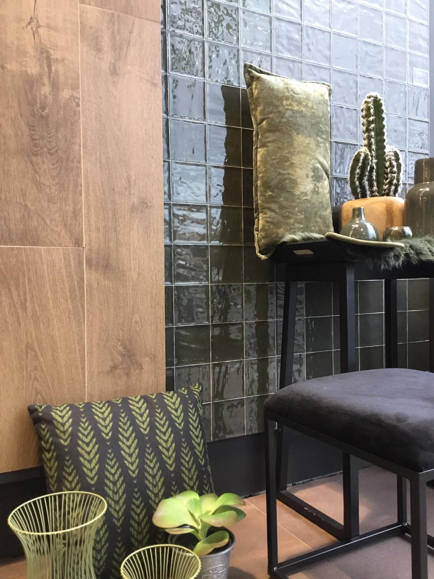 Obklad Atelier Retro Vert Emeraude 10×10