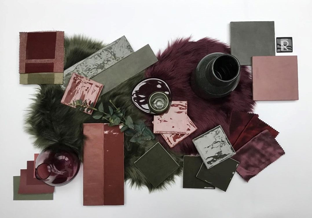 Obklad Atelier Retro Bordeaux 10×10