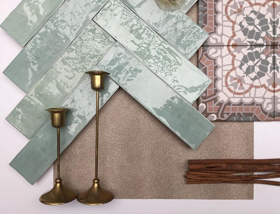 Obklad Atelier Retro Vert d´eau 6,2×25