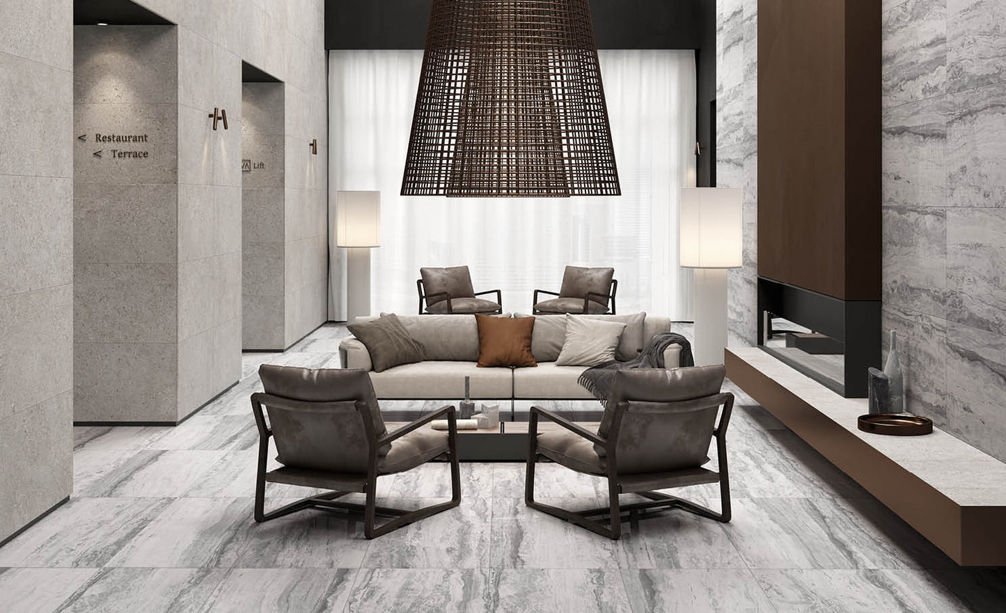 Dlažba Sky Glace 60x60 Lesk