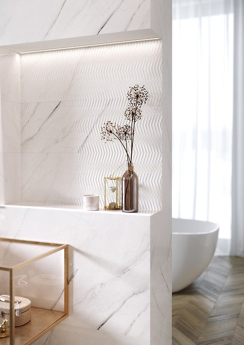 Obklad Carrara Chic White 29x89