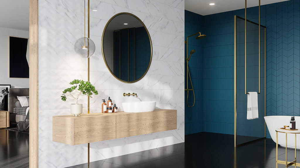 Obklad Cesaria Light Glossy 25x75