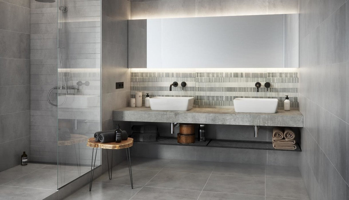 Obklad Concrete Stripes Inserto Stripes 29x89