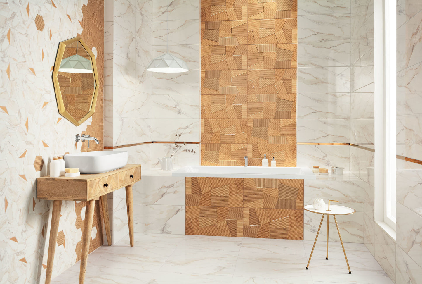 Dlažba Flare White lap 59,8x59,8