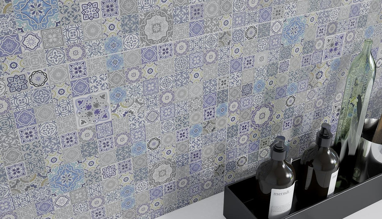 Obklad Grey Desert Inserto Geo 29x89