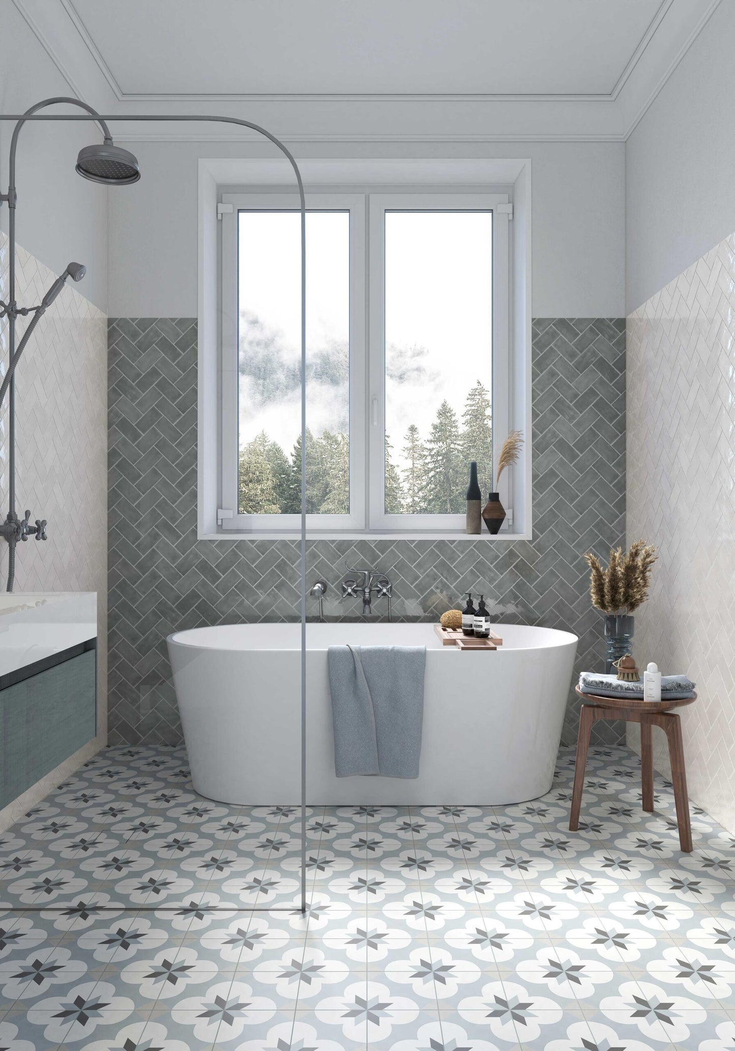 Obklad Memorie Blu Di Prussia 6,5x13