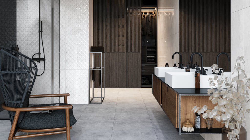 Obklad Marble Grey Glossy 25x75