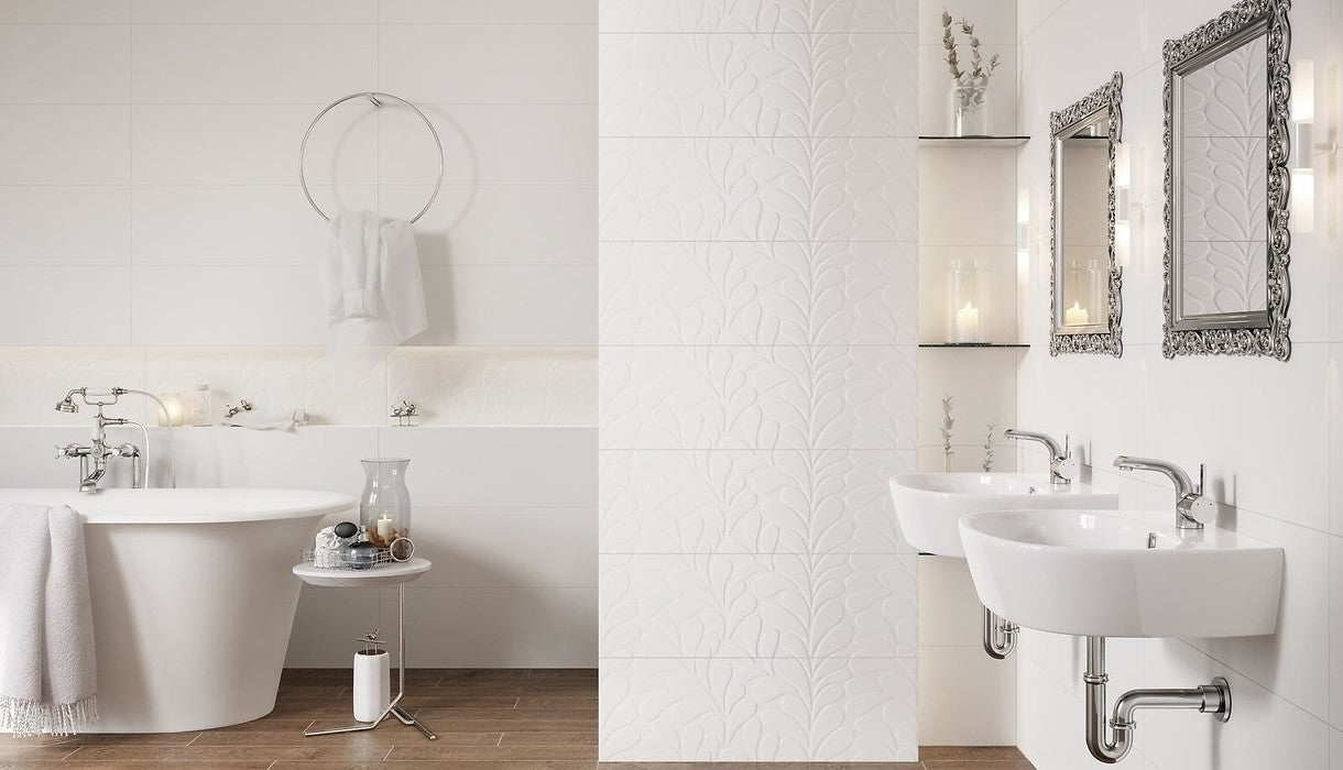 Dlažba Nordic OAK White 22,1x89 rektifikovaná.