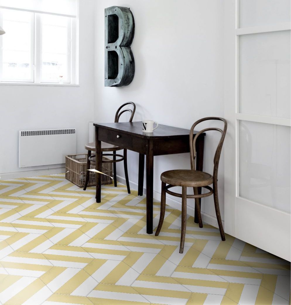 Dlažba Porto Savona Yellow Hex. 22x25