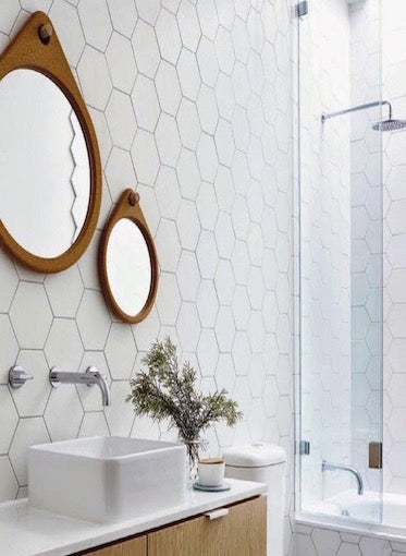 Dlažba Porto Capri White Hex. 22x25