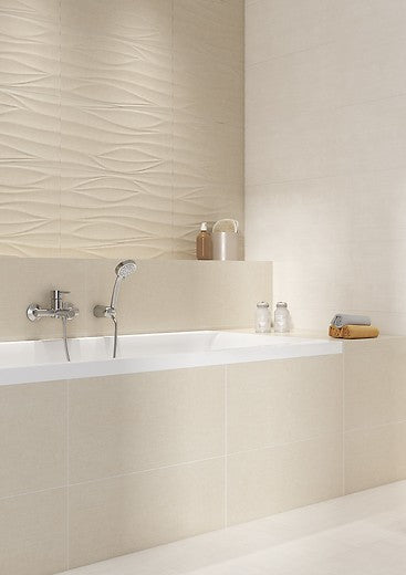 Obklad Shiny Textile Cream Satin 29,8x59,8