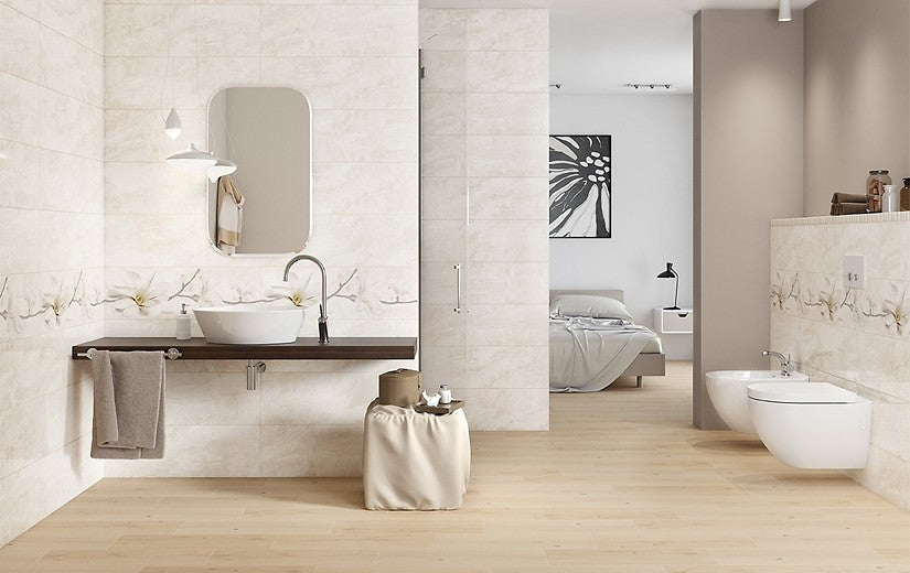 Dlažba Sandwood Cream 18,5x59,8