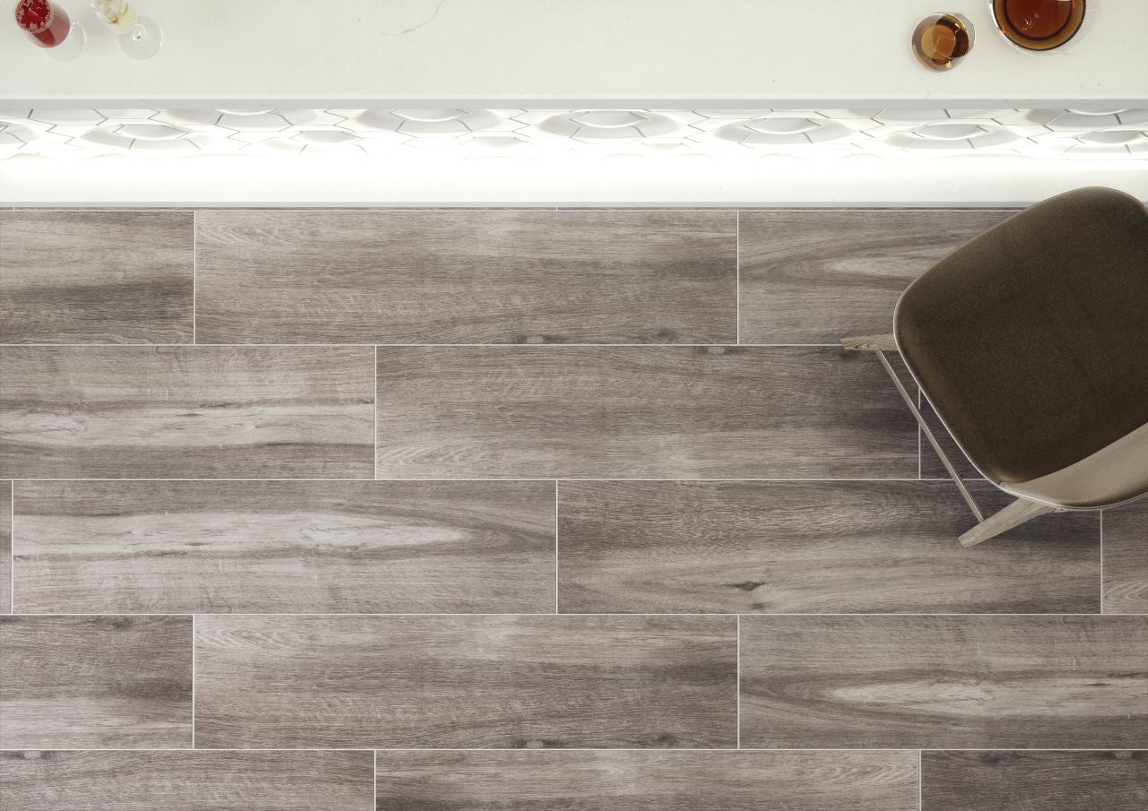 Dlažba Mattina Grigio Rektifikovaná 19,3x120,2