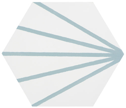 Hexagon Meraki Line Aquamarina 19,8x22,8