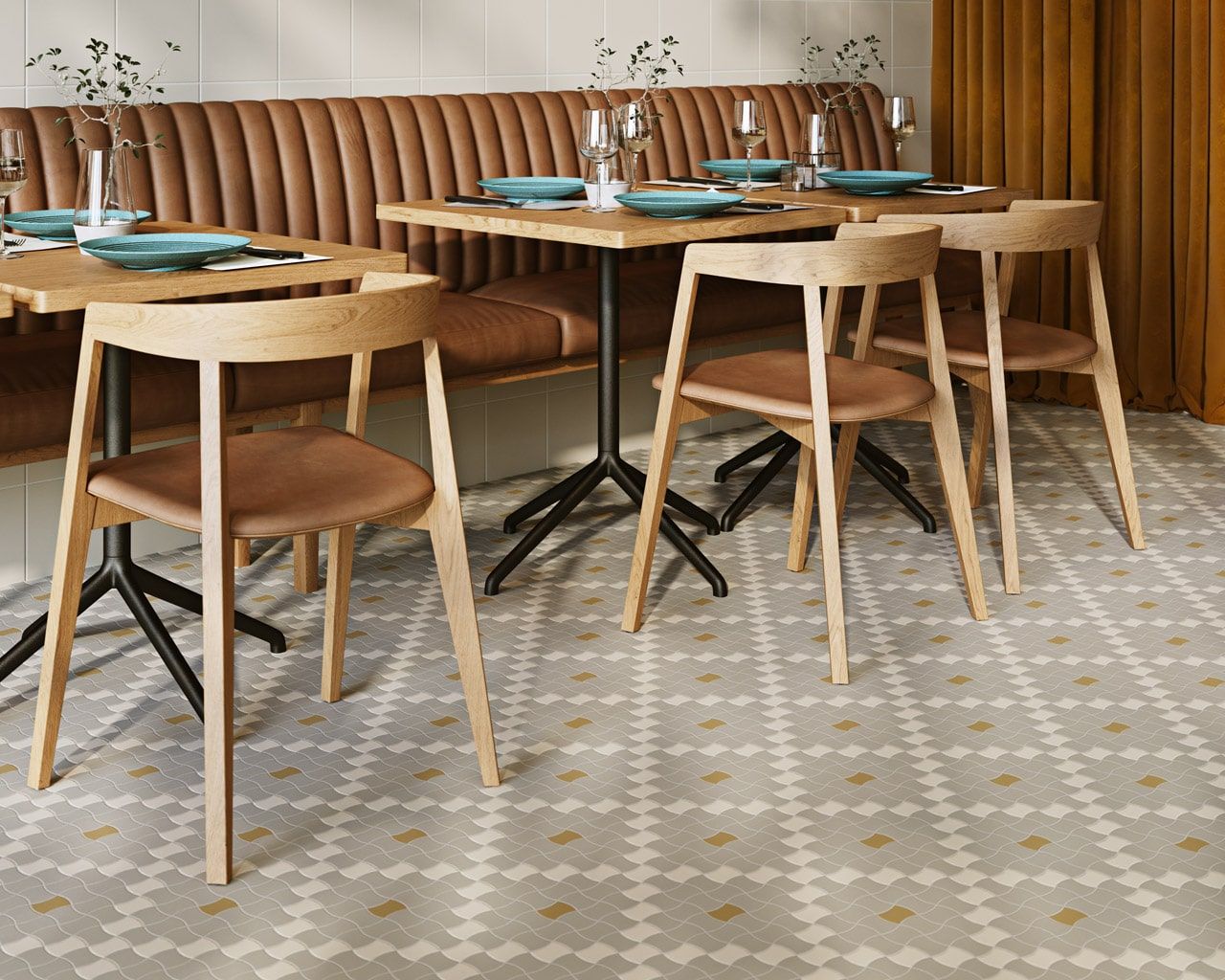 Dlažba Modernizm Grys Mozaika 29,8x29,8