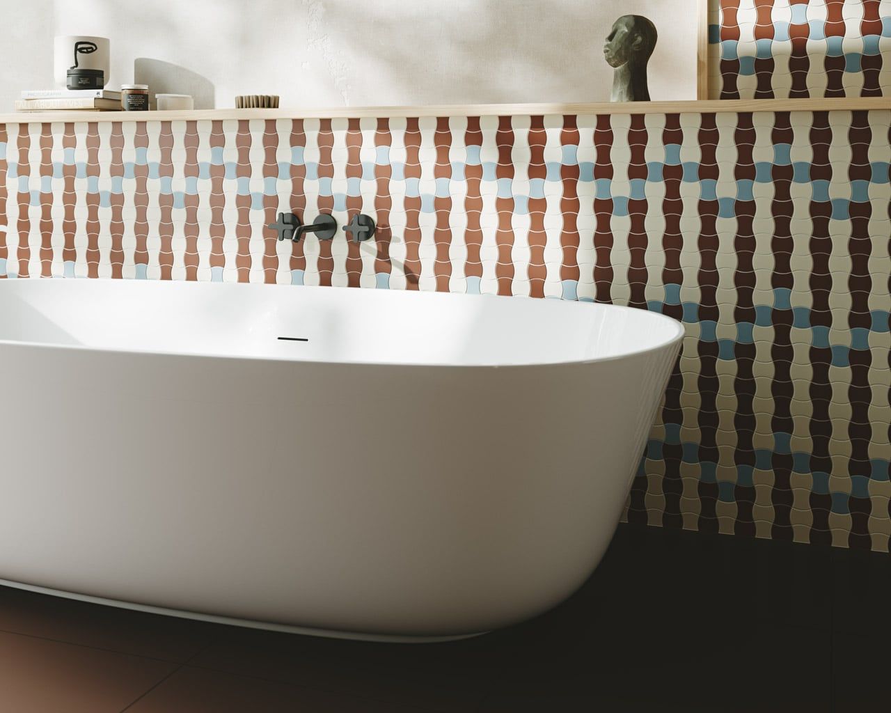 Dlažba Modernizm Grys Mozaika mix B 30,86x30,86