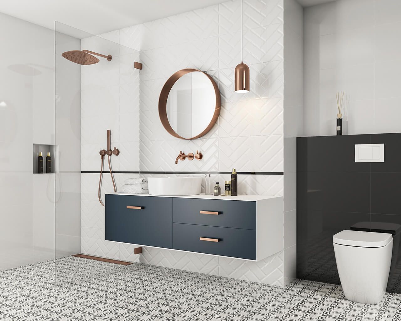 Obklad Moonlight Bianco Kafel 9,8x19,8