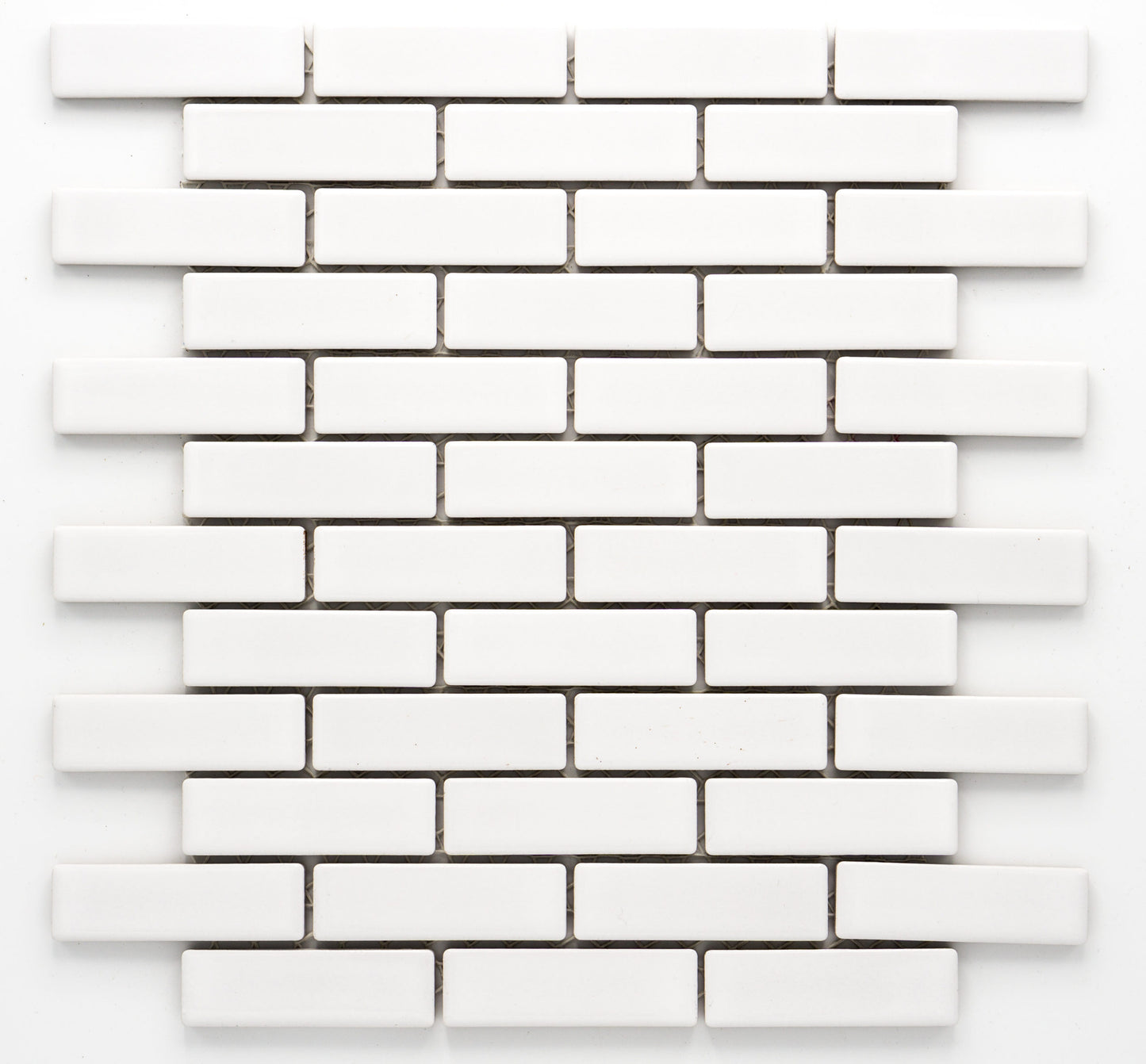 Mozaika Brick glazovaná bílá lesk B06T 6110