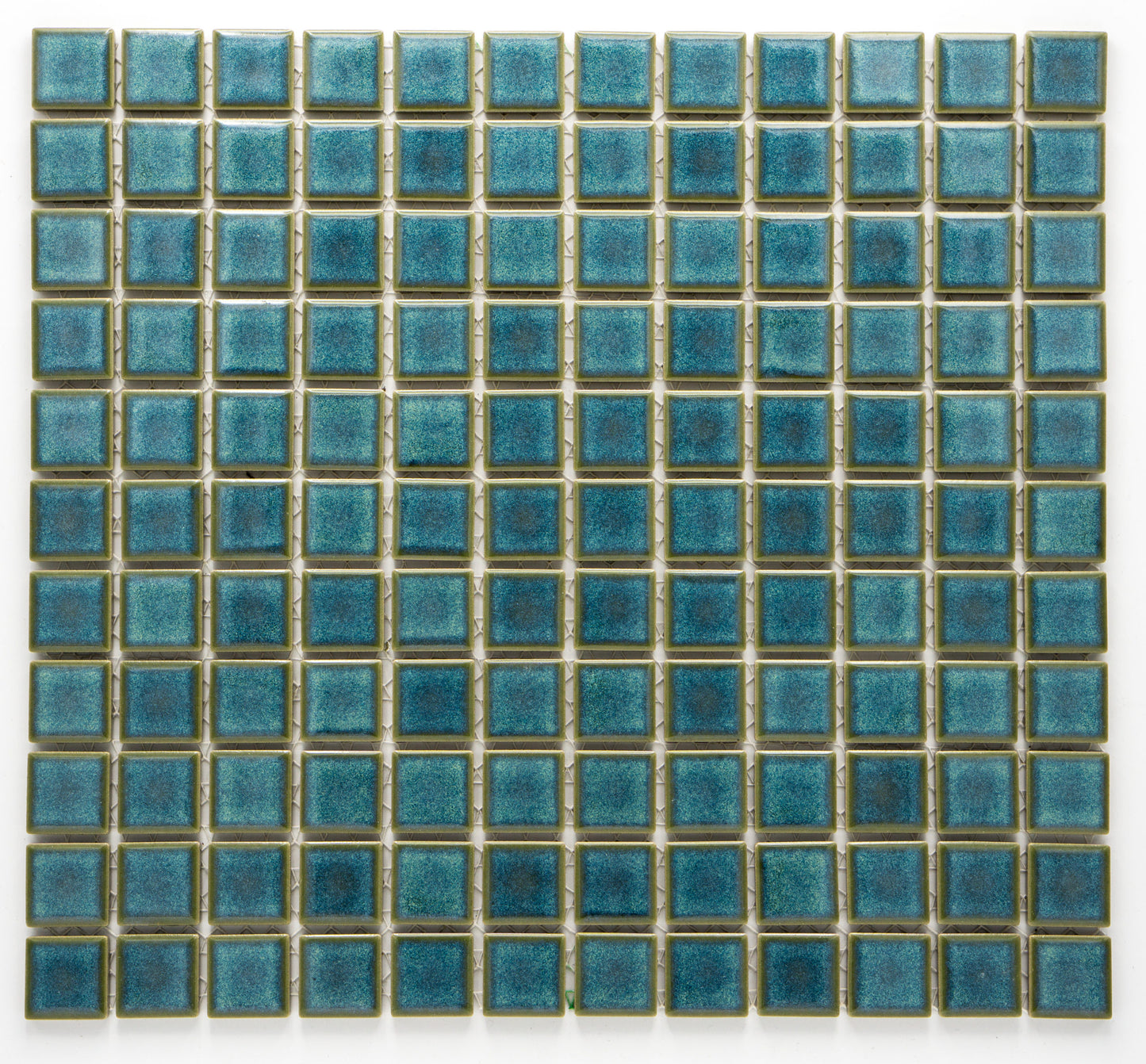 Mozaika Palette Uni zeleno-modrá lesk B1S BL3