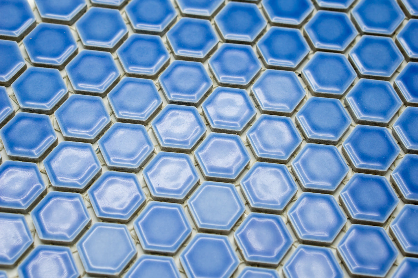 Mozaika Hexagon H HX 6471 modrá 2,3x2,6 lesk