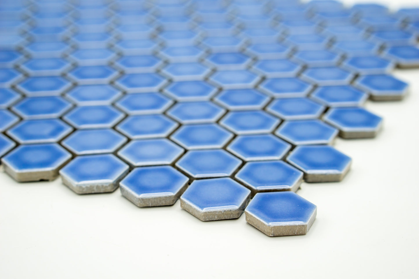 Mozaika Hexagon H HX 6471 modrá 2,3x2,6 lesk