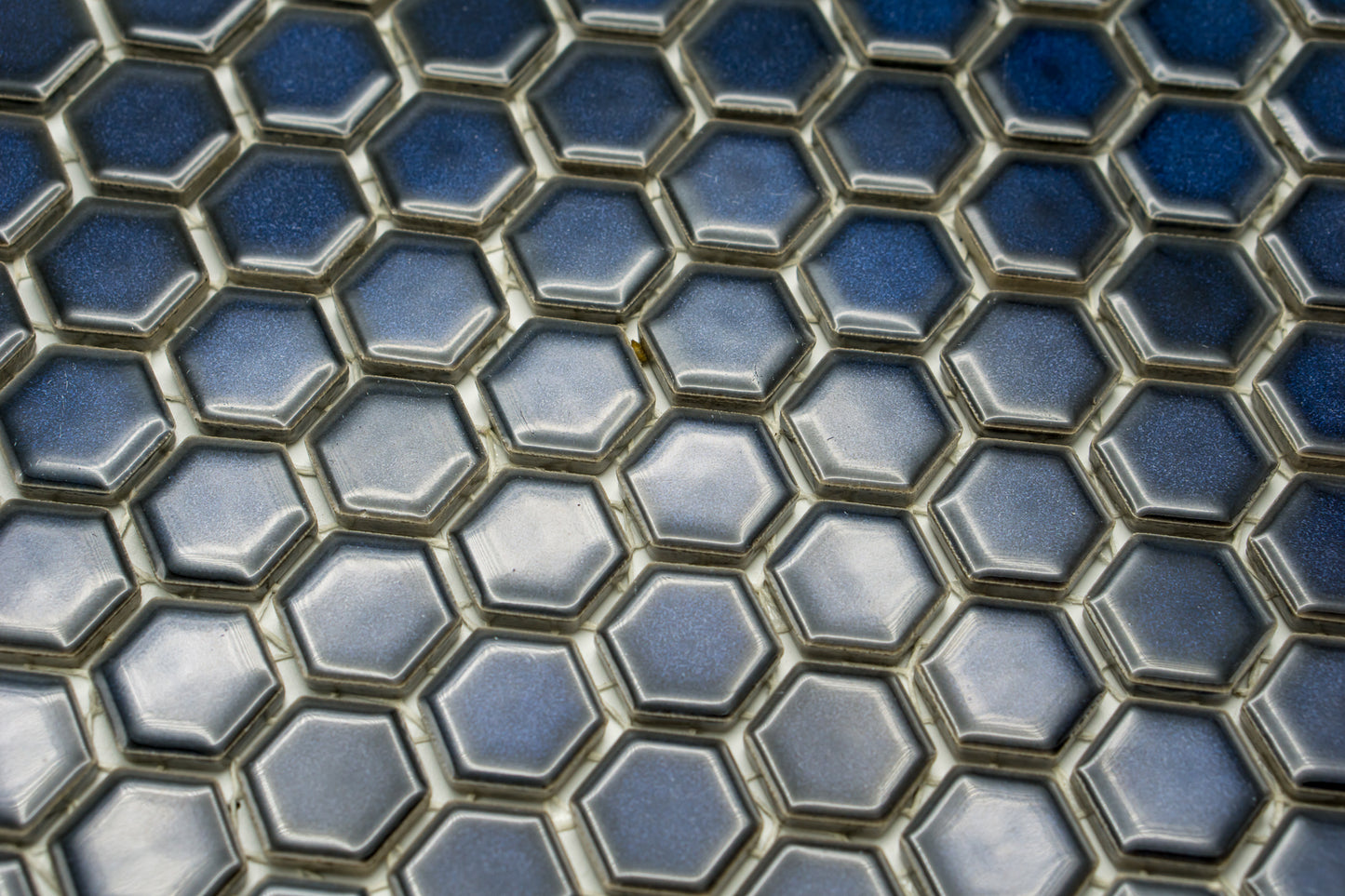 Mozaika Hexagon H HX BL 10 kobaltová 2,3x2,6 lesk