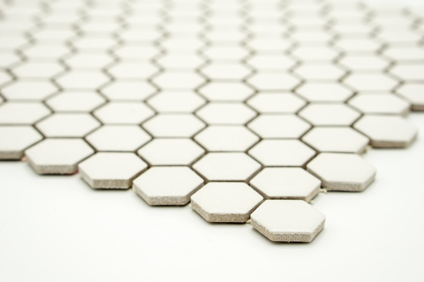 Mozaika Hexagon H HXA 21 bílá 2,3x2,6 mat protiskluz