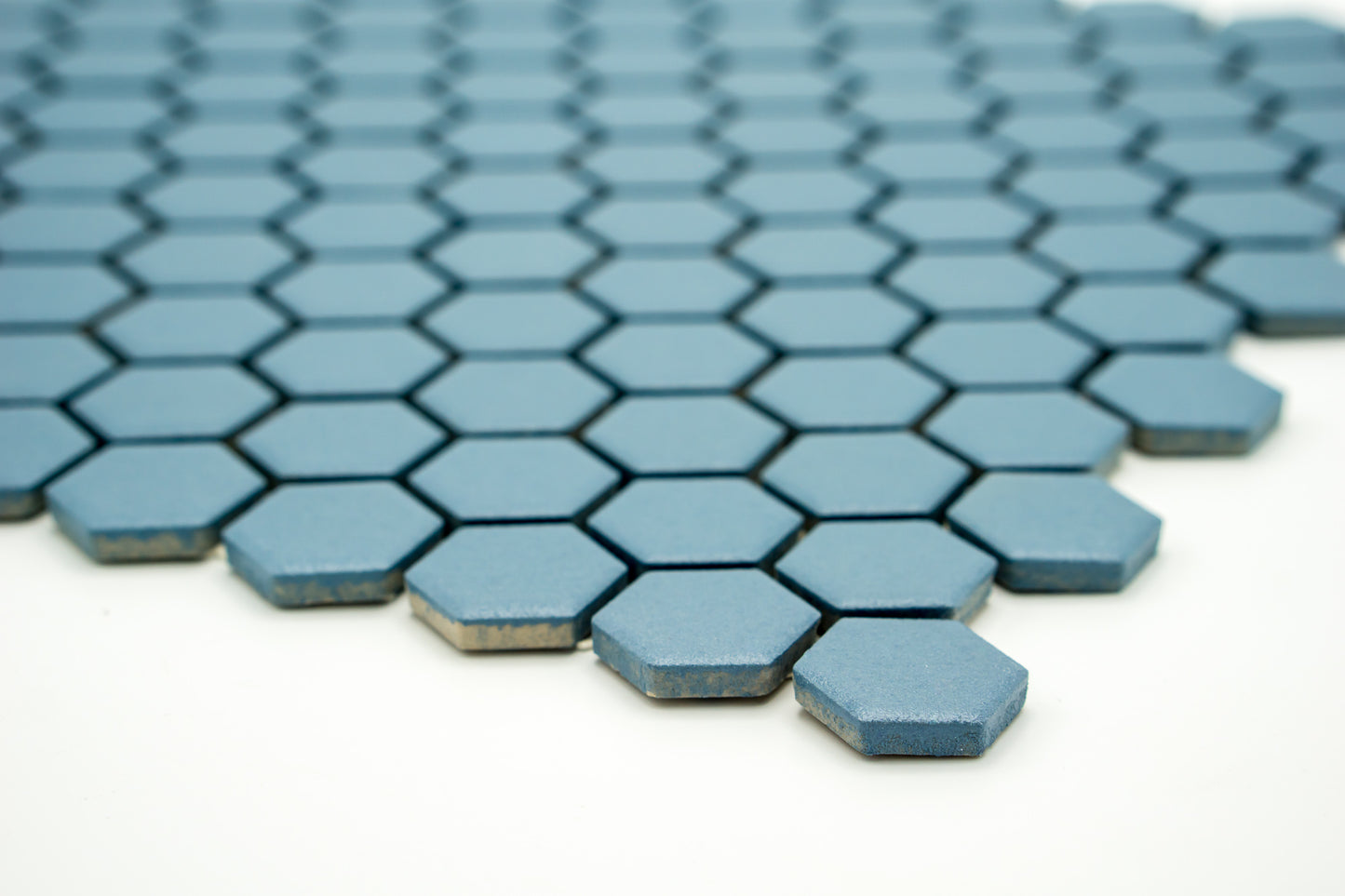 Mozaika Hexagon H HXA 23 modrá 2,3x2,6 mat protiskluz