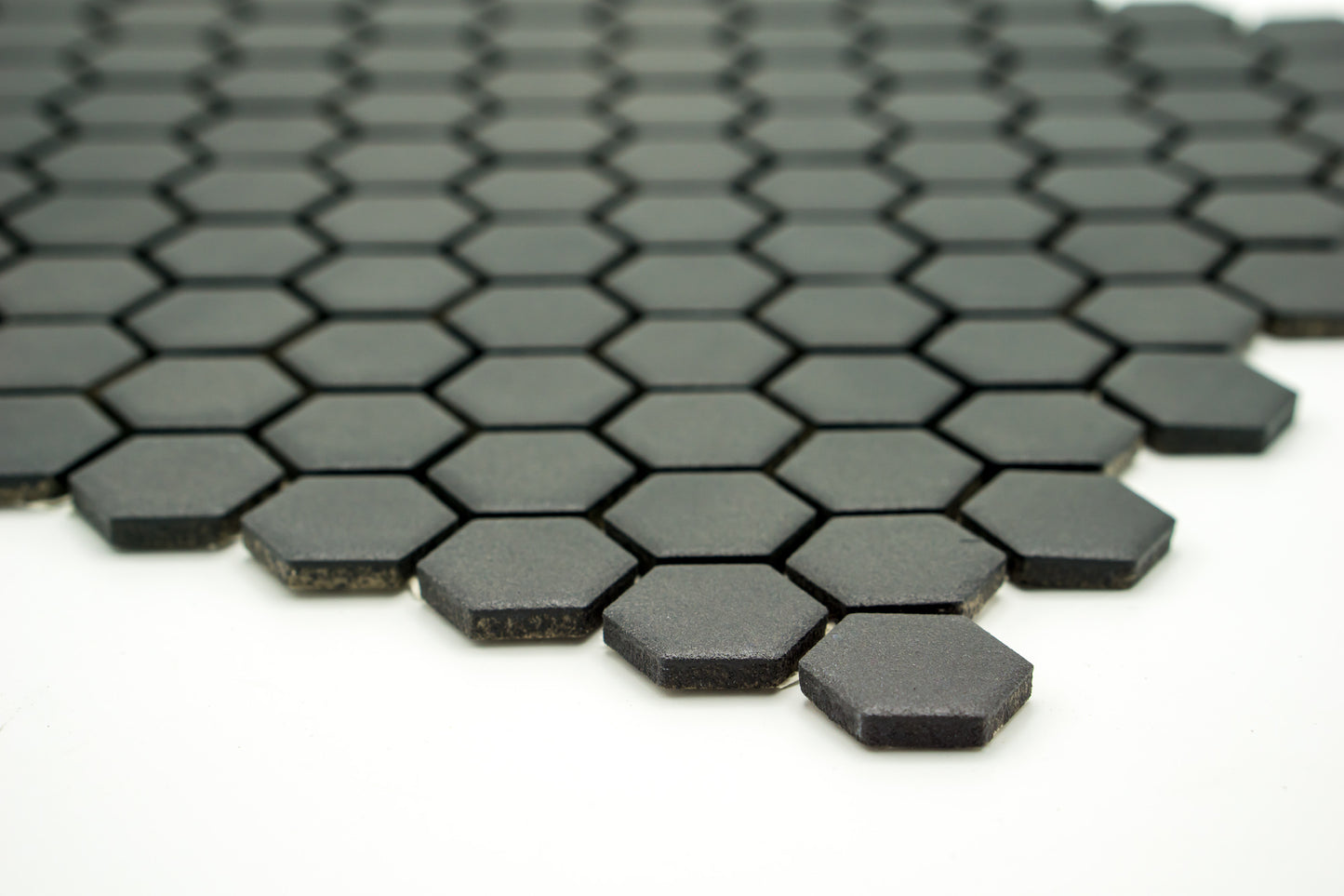 Mozaika Hexagon H HXA 29 černá 2,3x2,6 mat protiskluz