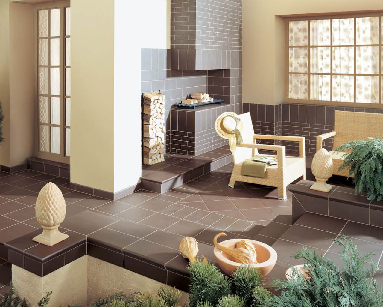 Dlažba Klinker Natural Brown Duro 30x30