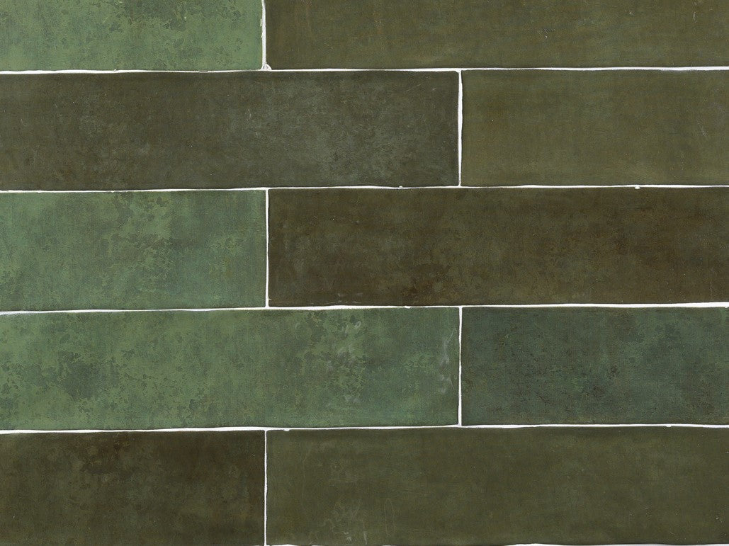 Obklad Atelier Retro Vert Emeraude 6,2×25