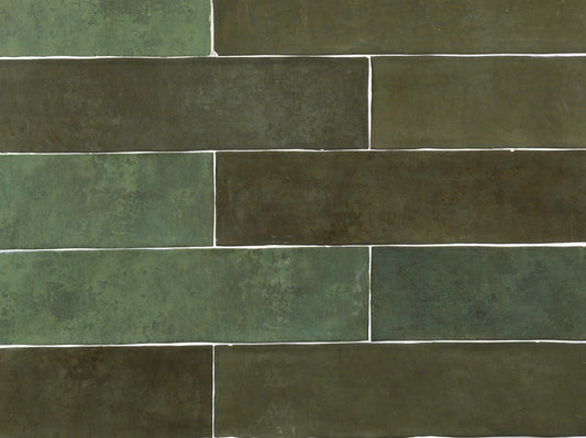 Obklad Atelier Retro Vert Emeraude 6,2×25