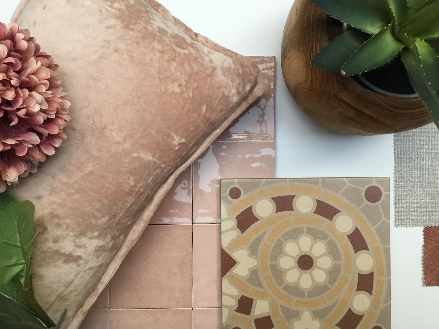 Obklad Atelier Retro Vieux Rose 10×10