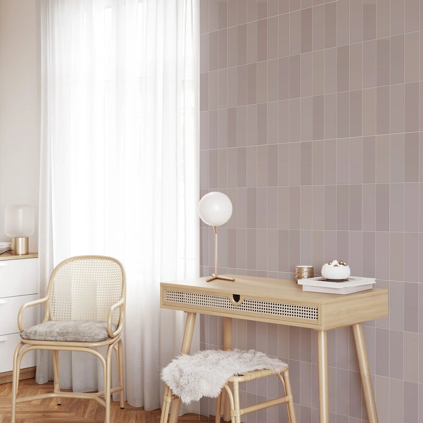Obklad Chalky White 6,5x20
