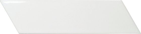Obklad Chevron Wall White Matt Right 5,2x18,6