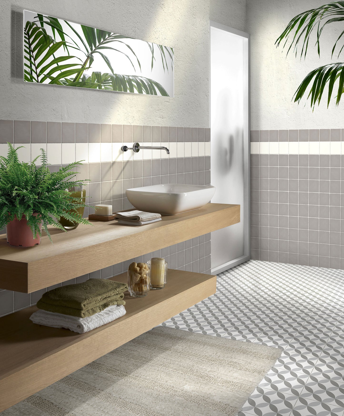 Obklad Crayon White glossy 13x13