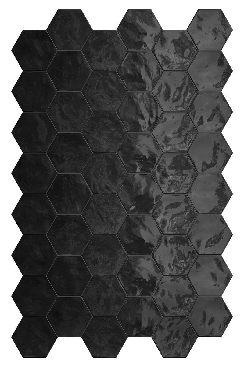 Obklad Hexa Wall Black Swan 17,3x15