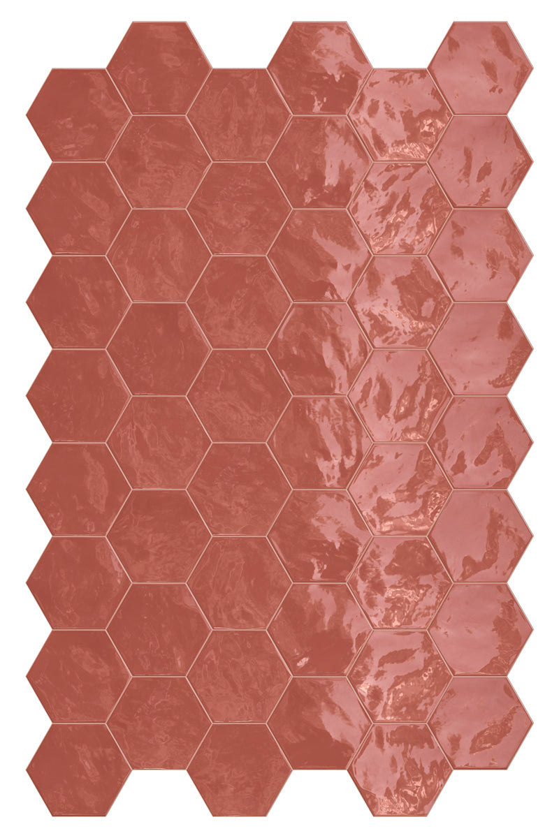 Obklad Hexa Wall Cherry Pie 17,3x15