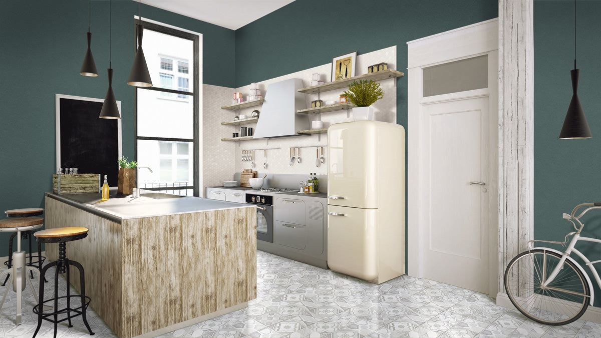 Obklad Hexa Wall Green Echo 17,3x15