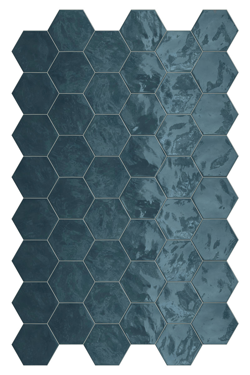 Obklad Hexa Wall Ocean Wave 17,3x15