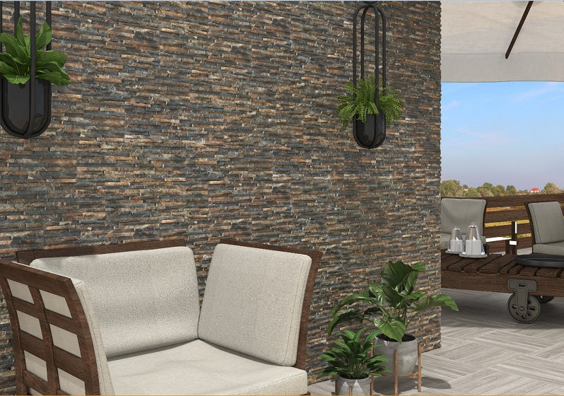 Obkladový pásek Behobia Gris 17x52